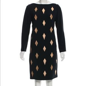 💛 Black and gold Osman dress - Theta! Kites! Diamonds!